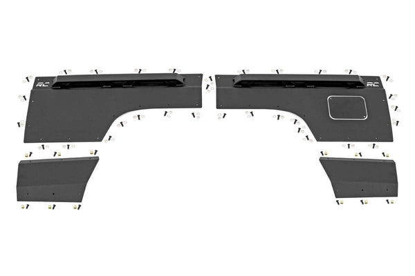 Rough Country Fender & Quarter Panel Armor Rear Combo Fits Jeep Cherokee Xj (84-96) 10578