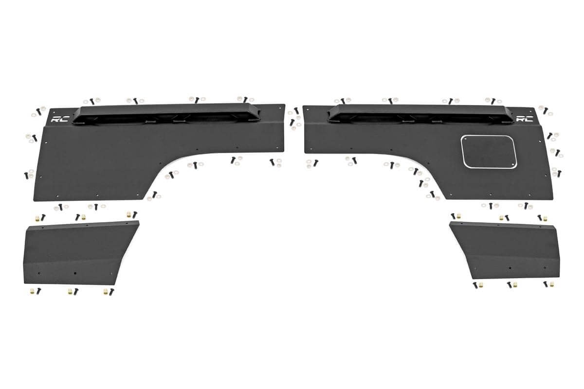 Rough Country Fender & Quarter Panel Armor Rear Combo Fits Jeep Cherokee Xj (97-01) 10579