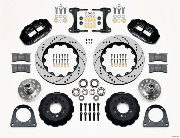 Wilwood Narrow Superlite 6R Front Hub Kit 14.00in Drilled TCI-IFS 71-78 (Pinto Based) 140-13225-D