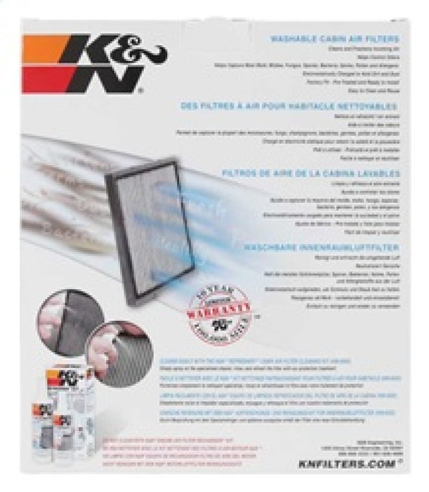 K&N VF2000 Cabin Air Filters: Washable and Reusable: Designed for Select 2000-2019 Toyota/Subaru/Land Rover/Jaguar/Lexus/Scion Vehicle Models