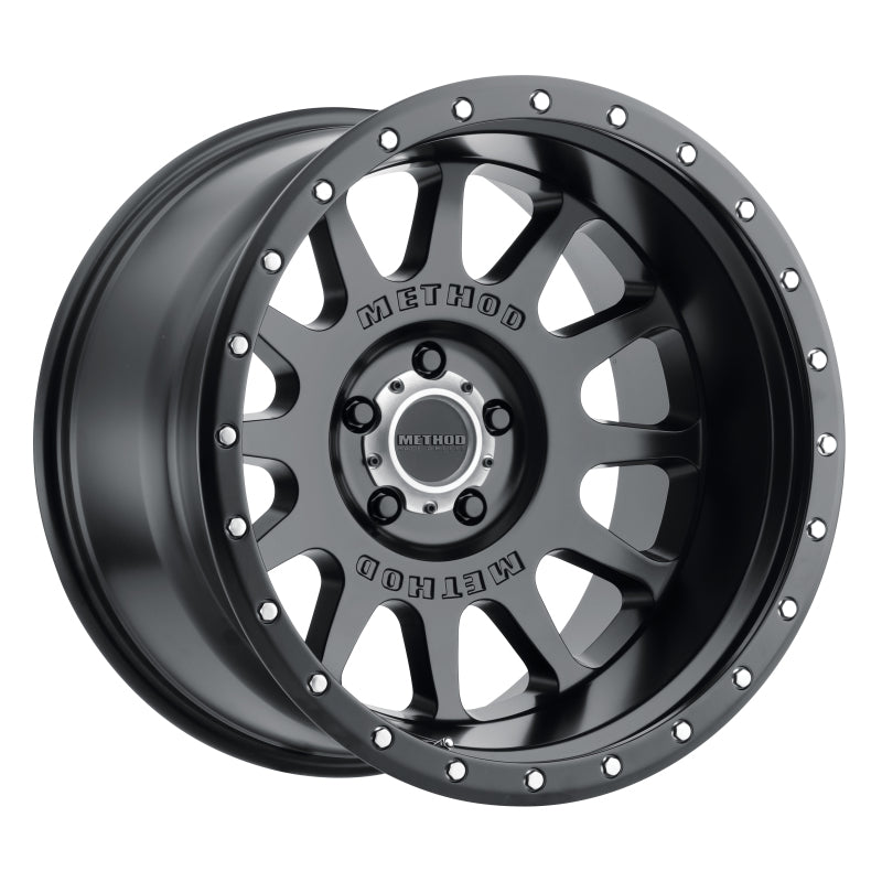 Method MR605 NV 20x9 -12mm Offset 5x150 110.5mm CB Matte Black Wheel MR60529058512N