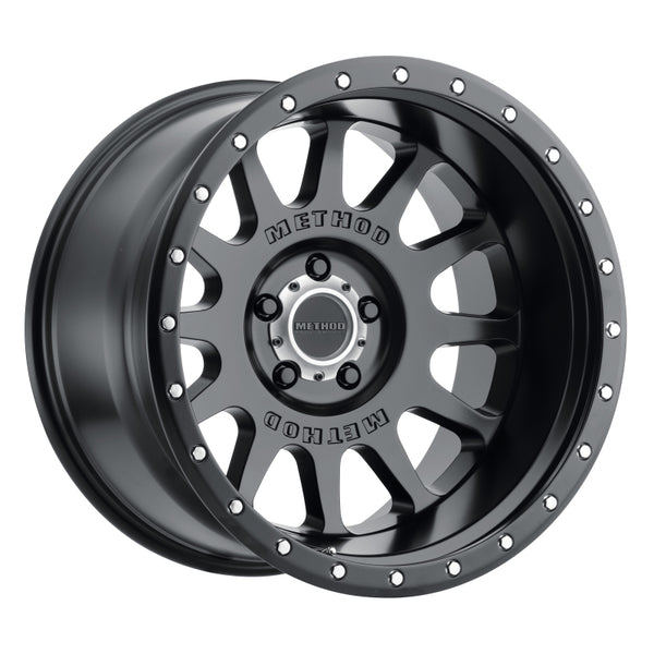 Method MR605 NV 20x9 -12mm Offset 5x150 110.5mm CB Matte Black Wheel MR60529058512N