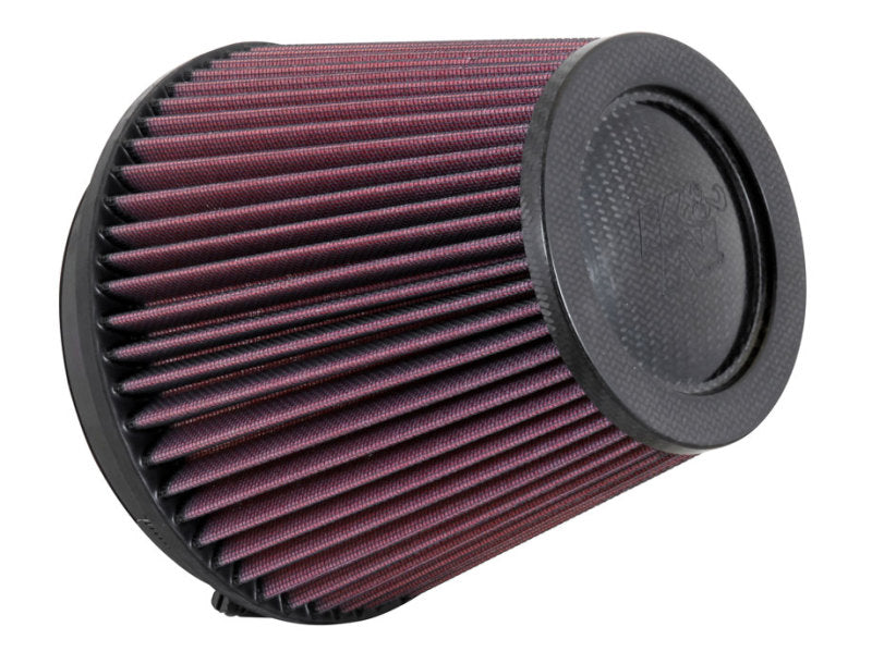 K&N Universal Air Filter Carbon Fiber Top: High Performance, Premium, Washable, Replacement Engine Filter: Flange Diameter: 6 In, Filter Height: 6 In, Flange Length: 1 In, Shape: Round, Rp-5168 RP-5168