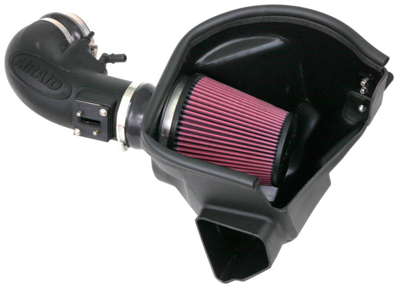Airaid Cold Air Intake System By K&N: Increased Horsepower, Dry Synthetic Filter: Compatible With 2016-2019 Ford (Mustang Shelby) Air- 451-378