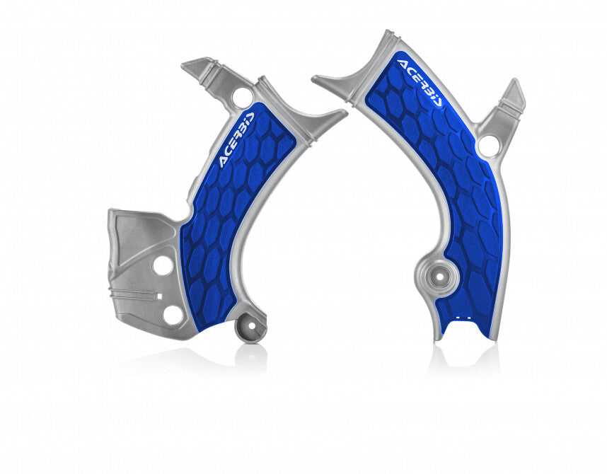 Acerbis X-Grip Frame Guard - Silver/Blue (2689411404)