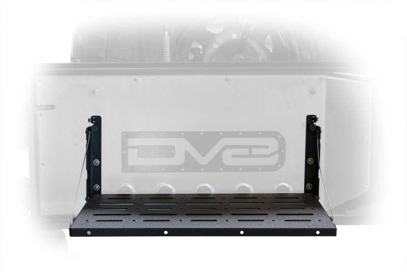 DV8 Jeep JK Tailgate Mounted Table (Trail Table) - Black DV8 Offroad TTJK-01