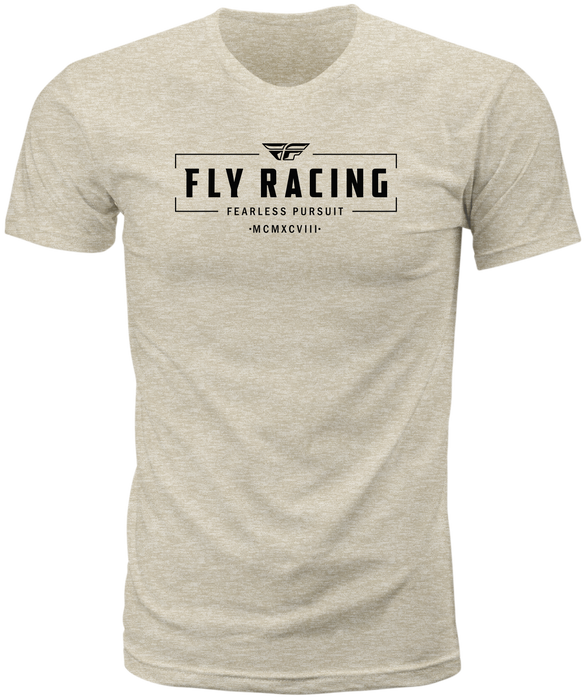 Fly Racing Fly Motto Tee Natural Md 352-0064M