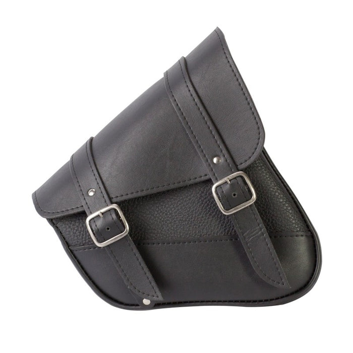 Dowco  59778-00; Black Synthetic Leather Swingarm Bag 10.5-inch X 11.5-inch X 4.5-inch