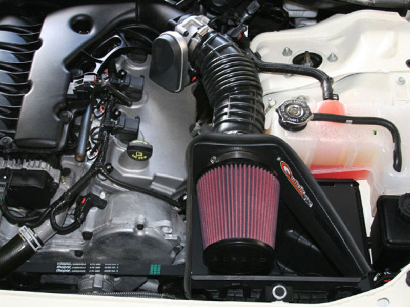Airaid Cold Air Intake System By K&N: Increased Horsepower, Cotton Oil Filter: Compatible With 2005-2010 Chrysler/Dodge (300, Challenger, Charger, Magnum) Air- 350-171