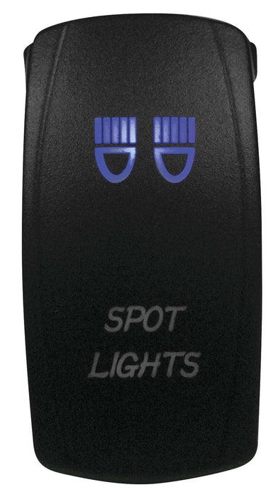 DragonFire Racing Lighted Switch Spot Light On/Off Blue 521385