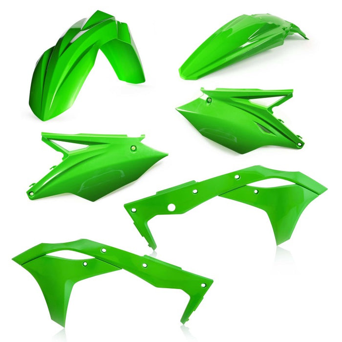 Acerbis Plastic Kit (Green) for 18 Kawasaki KX250F