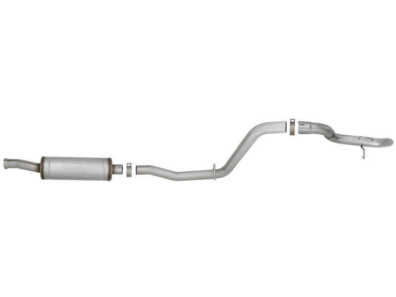 aFe MACH Force-Xp 2.5in 409 SS Catback High-Tuck Exhaust 18-21 compatible with Jeep Wrangler (JL) 3.6L 4-Door 49-48065-1