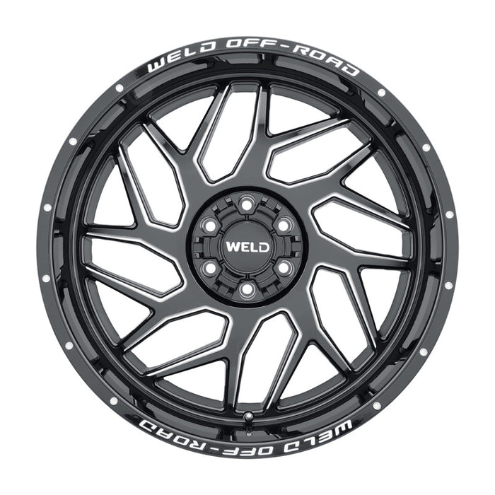 Weld Off-Road W117 20X10 Fulcrum 6X135 6X139.7 ET13 BS6.00 Gloss Black MIL 106.1 W11700098600