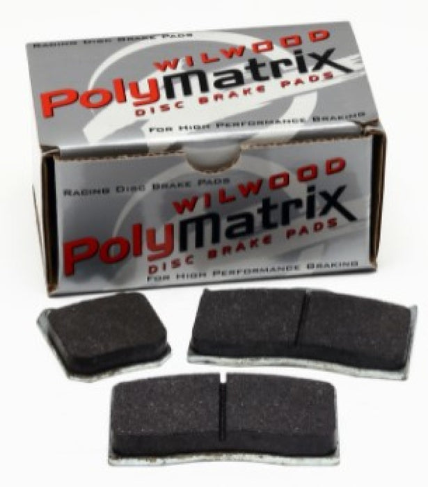 Wilwood PolyMatrix E Compound Brake Pads Dynalite/Dynapro Set of 4 P/N 15E-9820K