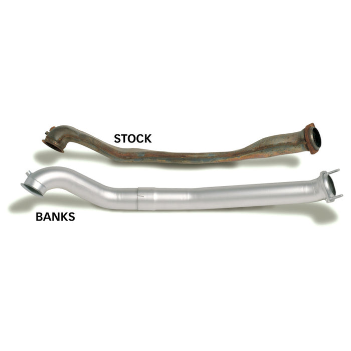 Banks Power 94-97 Ford 7.3L ECLB Monster Exhaust System SS Single Exhaust w/ Chrome Tip 46298