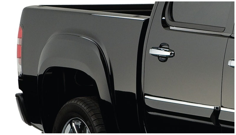 Bushwacker Black Oe-Style Smooth Rear Fender Flares For 07-13 Sierra 1500 40084-02