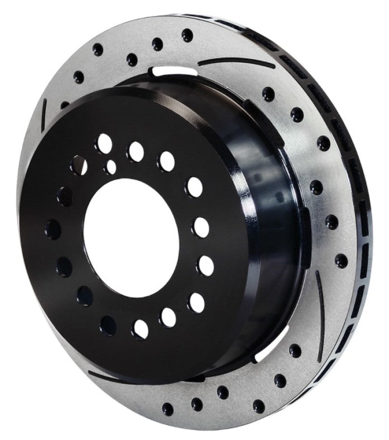 Wilwood Rotor-2.32in Offset-SRP-BLK-Drill-RH 11.00 x .810 5 Lug 160-11376-BK