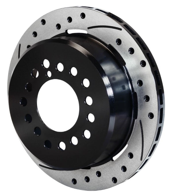 Wilwood Rotor-2.32in Offset-SRP-BLK-Drill-RH 11.00 x .810 5 Lug 160-11376-BK