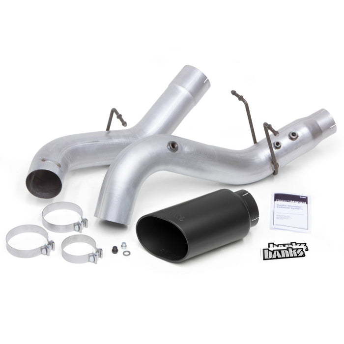 Banks Power 17-19 Chevy Duramax L5P 2500/3500 Monster Exhaust System w/ Black Tip 48996-B