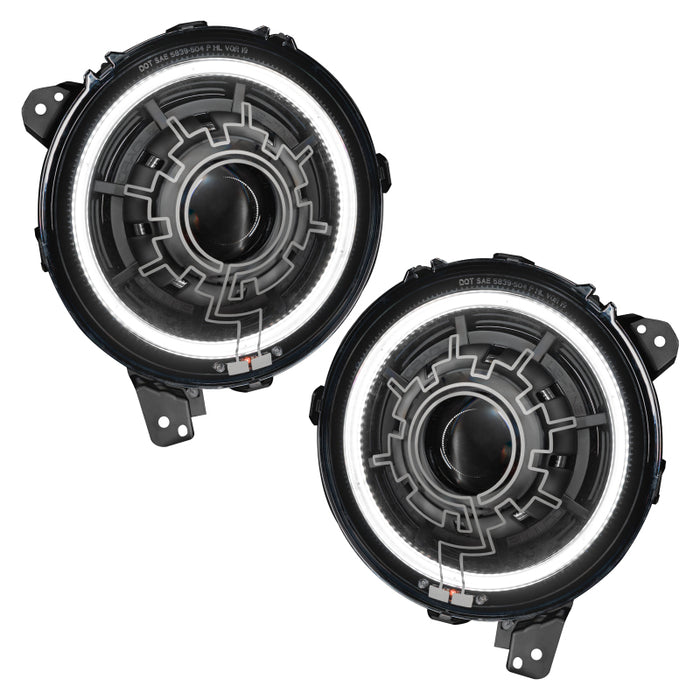 Oracle Lighting 18-22 compatible with Jeep Wrangler JL Oculus Bi-LED Projector Headlights SEE WARRANTY 5839-111