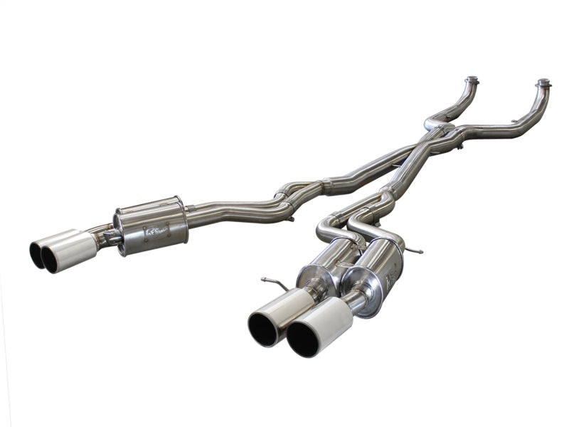 aFe MACHForce XP Exhaust 304SS Cat-Back w/ Polished Tips 12-13 BMW M5 (F10) V8 4.4L (tt) 49-36317-P