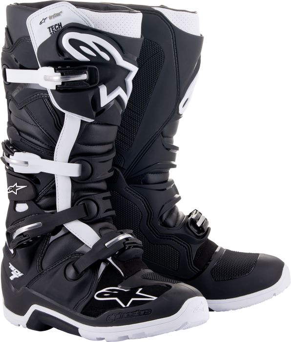 Alpinestars Tech 7 Enduro Drystar MX Boots (Black/White, 14)