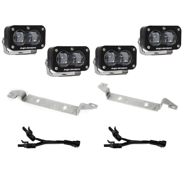 Baja Designs 2022+ Fits Toyota Tundra S2 SAE OEM Fog Light Replacement Kit Clear 448162