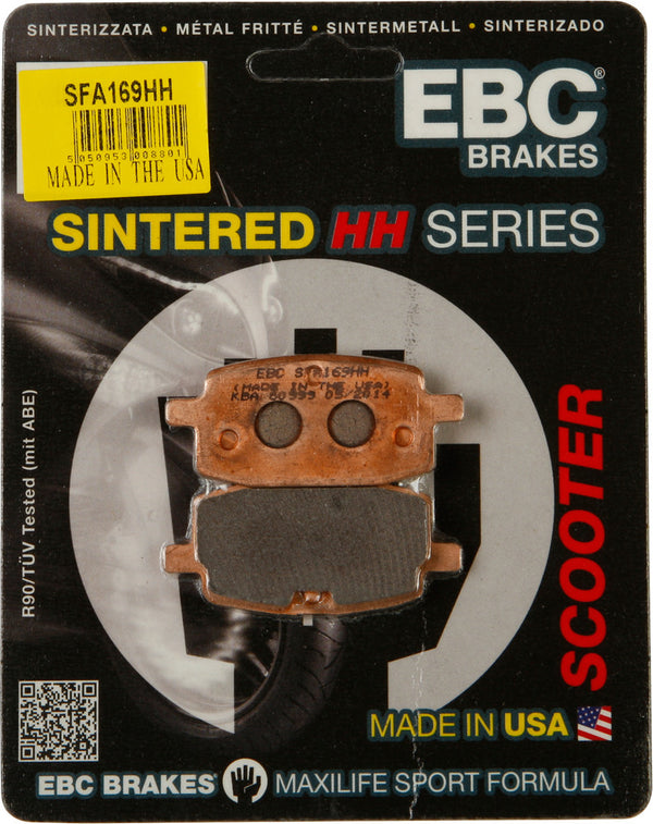 EBC Brakes SFA169HH Sintered Scooter Brake Pad