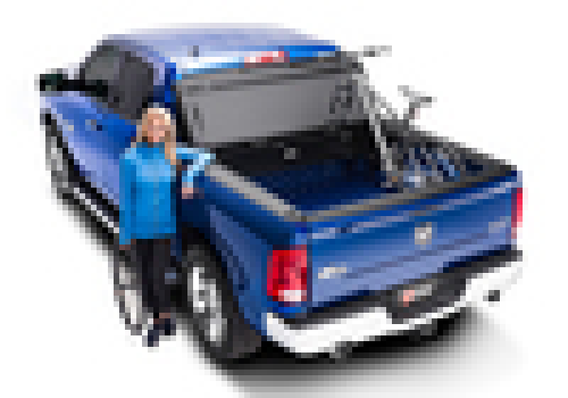 Bak flip Mx4 Hard Folding Truck Bed Tonneau Cover Fits 2019 2023 Dodge Ram 1500, Does Not Fit W/ Multi-Function (Split) Tailgate 6' 4" Bed (76.3") 448223