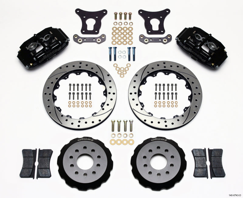 Wilwood BNSL6 Front Kit 12.88in Drilled 93-97 Camaro/Firebird 140-6743-D