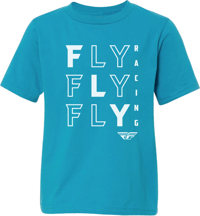 Fly Racing 356-0171YS Youth Fly Tic Tac Toe Tee Blue Ys