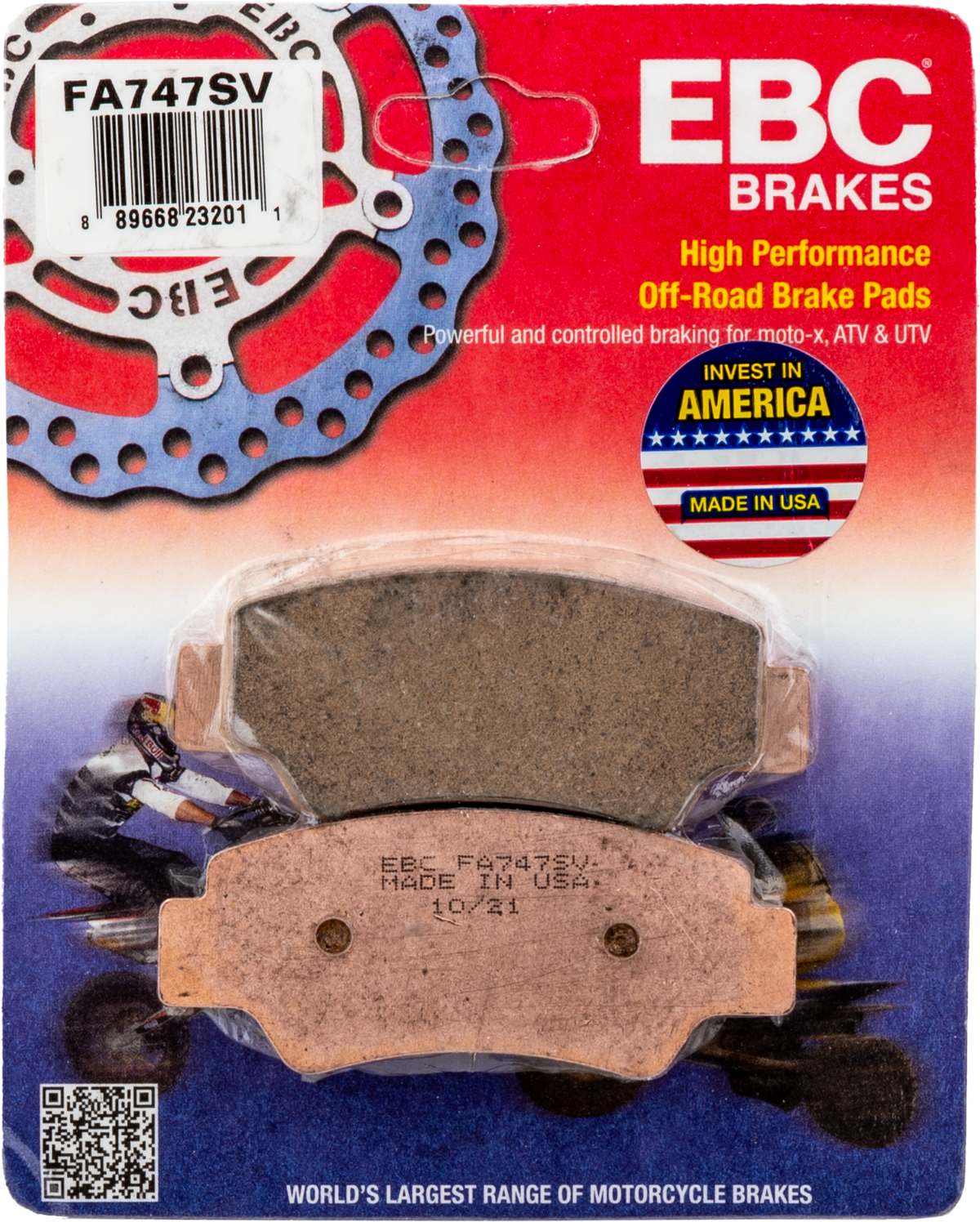 Ebc FA747SV SV Series Severe Duty Brake Pads