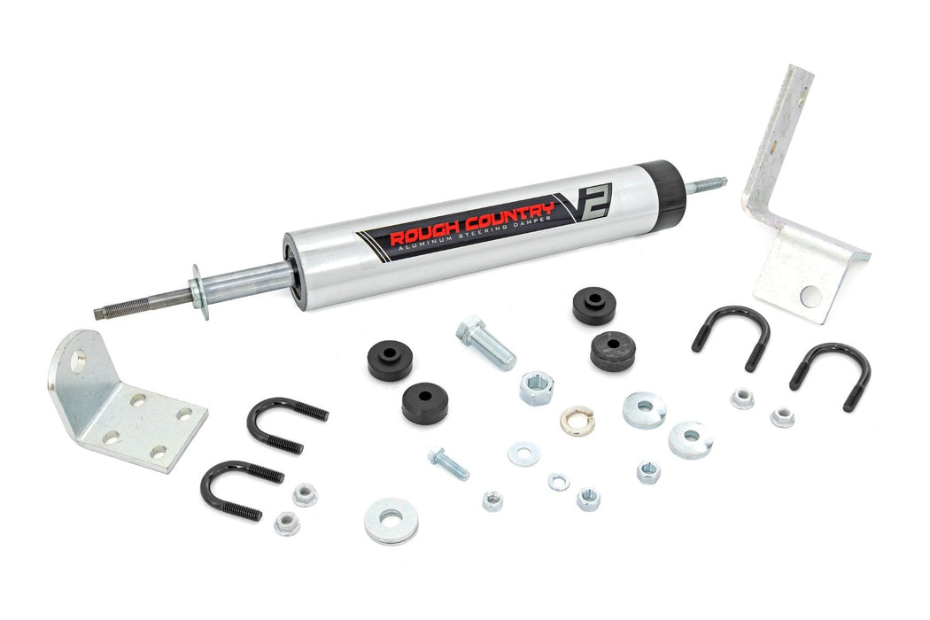Rough Country V2 Steering Stabilizer 0-3 Inch Lift Chevy/fits gmc 1500 Truck/Suv/Yukon (92-06) 8732670