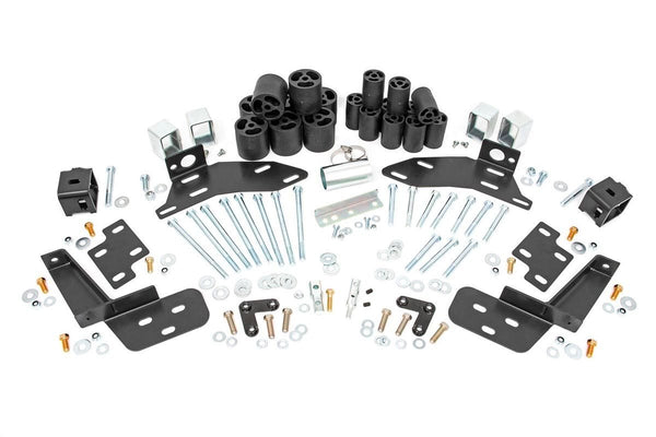 Rough Country Body Lift Bumper Brackets Fr & Rr 3 Inch Lift Fits Chevy C1500/K1500 Truck (88-94) RC703