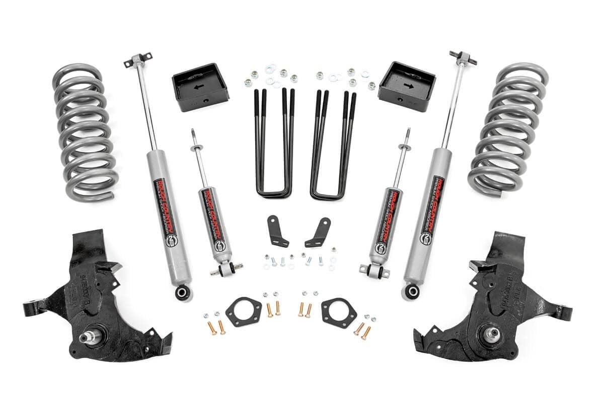 Rough Country 6 Inch Lift Kit Fits Chevy C1500/K1500 Truck 2WD (1988-1999) 27130