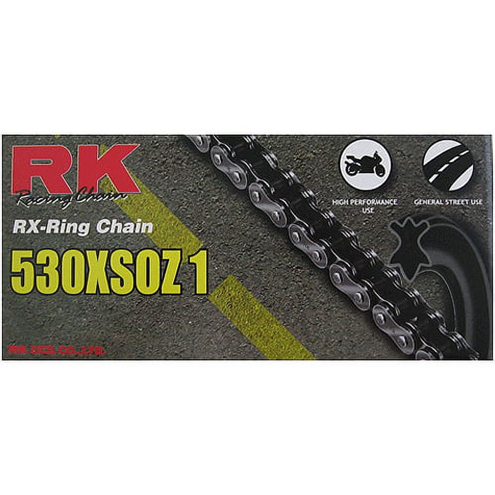 RK 530XSOZ1 High Perform Street Sport RX-Ring Motorcycle Chain - 104 Link