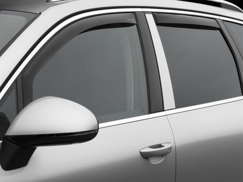 WeatherTech 11+ Volkswagen Touareg Front and Rear Side Window Deflectors Dark Smoke 82578