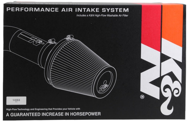 K&N 63-2608 Aircharger Intake Kit for FORD F150 V6-2.7/3.5L F/I, 2015-2020