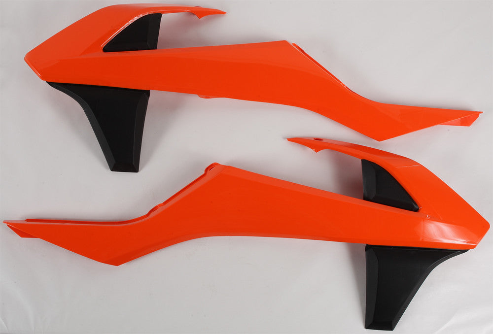 Acerbis Radiator Shrouds Orange/Black 2421085225