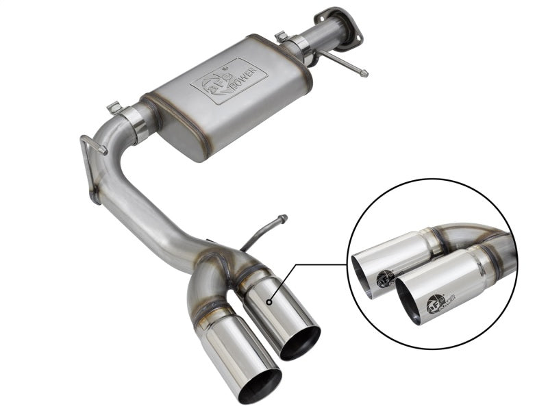 aFe MACH Force-XP 3in 409 SS Cat-Back Exhaust w/ Polished Tip 17-19 GM Colorado/Canyon V6-3.6L 49-44096-P