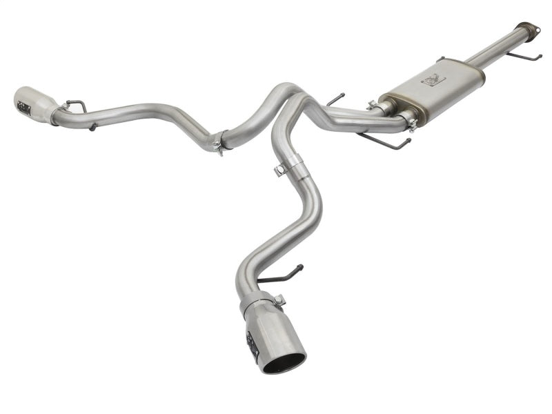 aFe MACH Force-Xp 3in 2.5in SS Cat-Back Dual Exhaust w/Polished Tips 07-14 Toyota FJ Cruiser 4.0L 49-46029-P