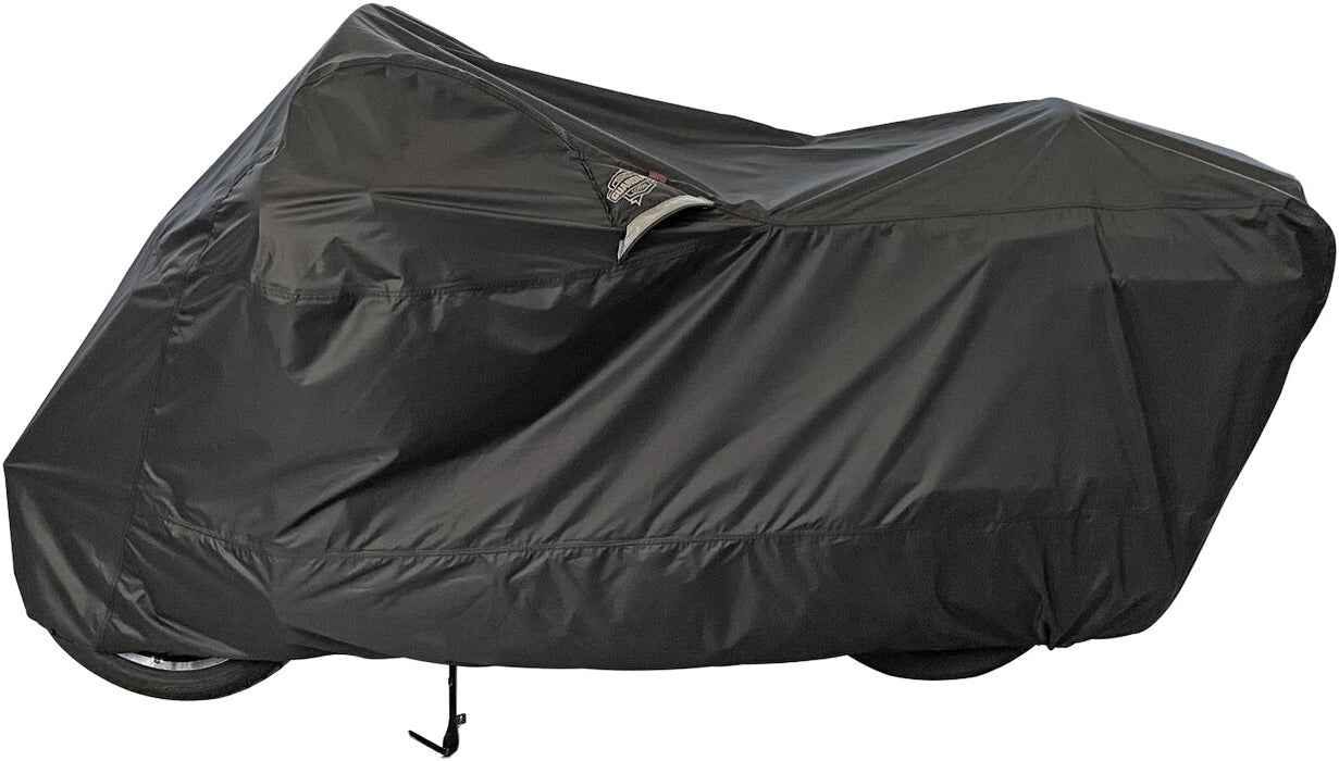 Dowco WeatherAll Plus Motorcycle Cover, Ratchet Attachment, Black, Waterproof, XXL