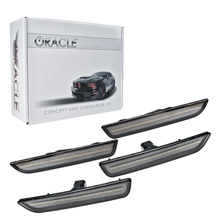 Oracle Lighting 2010-2014 Ford Mustang Concept Sidemarker Set Tinted Lens Mpn: 9700-020