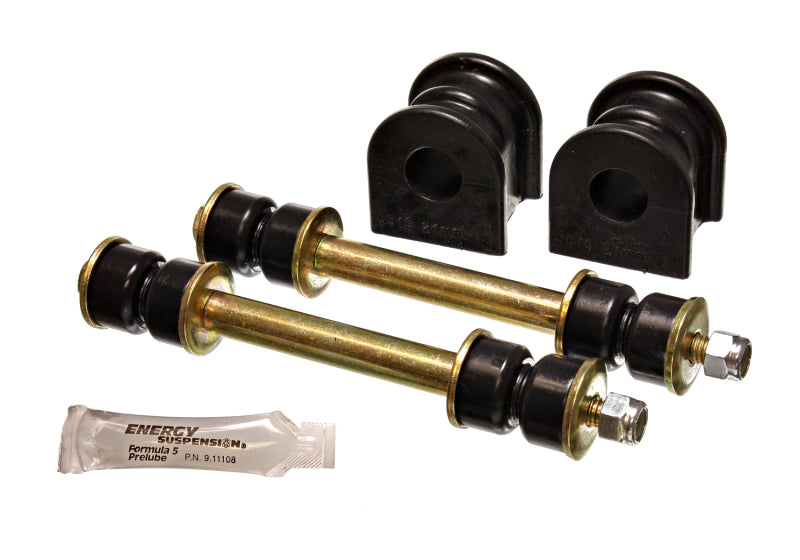 Energy Suspension 21Mm Rear Swaybar Bushing Set Black 4.5171G