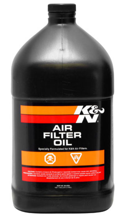 K&N Air Filter Oil: 1 Gallon; Restore Engine Air Filter Performance And