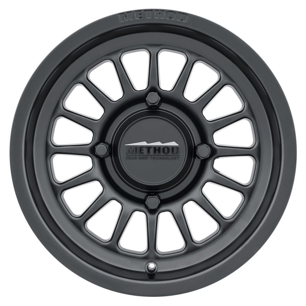 Method MR411 Bead Grip 15x10 / 6+4/25mm Offset / 4x136 / 106.25mm CB Matte Black Wheel MR41151047564