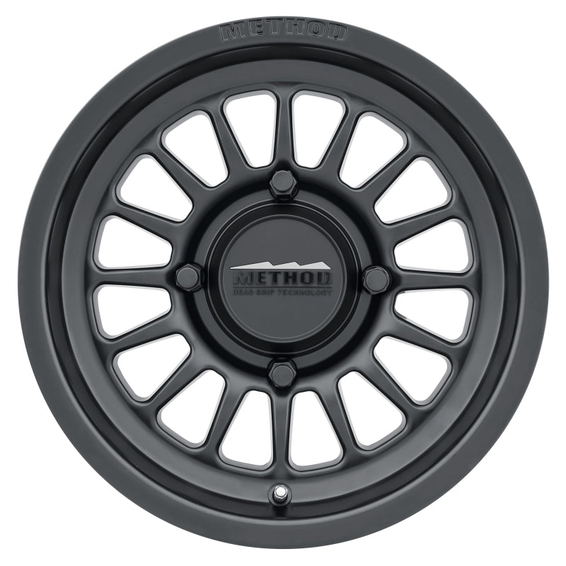 Method MR411 Bead Grip 14x7 / 4+3/13mm Offset / 4x156 / 132mm CB Matte Black Wheel MR41147046543
