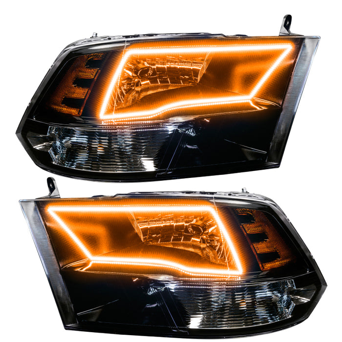 Oracle Lighting 09-18 Ram 1500 Sport Pre-Assembled w/Switchback Halo Headlights SEE WARRANTY 8906-504