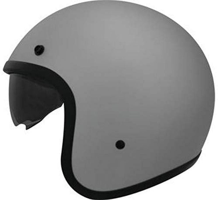 THH T-383 Open Face Motorcycle Helmet Silver MD