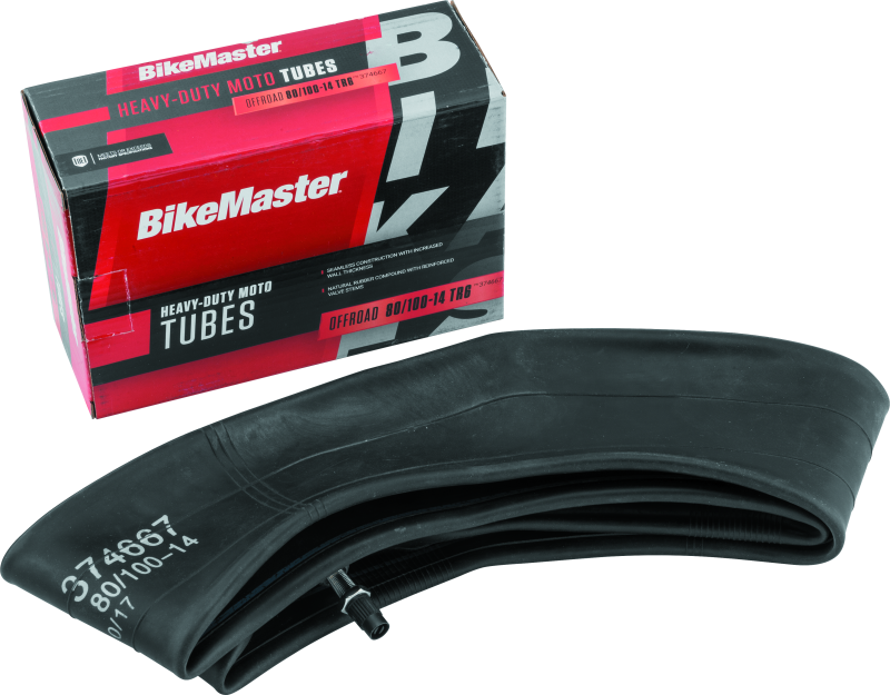 Bikemaster Heavy Duty Motorcycle Tire Tubes 80/100-14 Tr6 374667